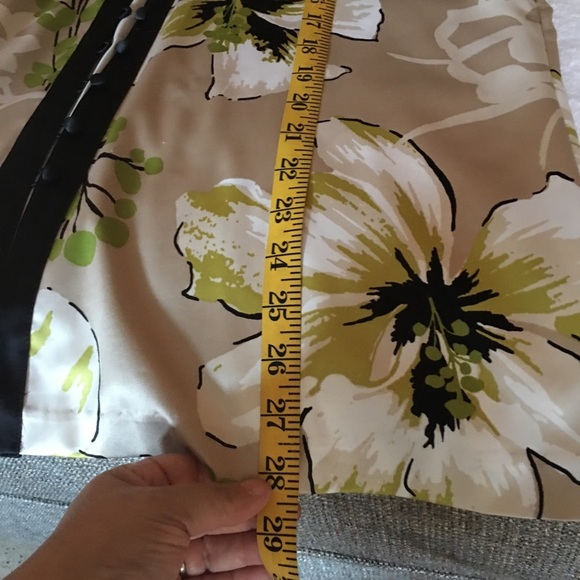 Chicos Silk Flower Blouse - Picture 7 of 7